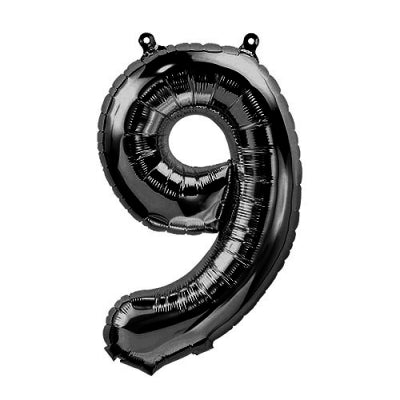 プレミアムレターバルーン (ローズゴールド,ゴールド,シルバー,マゼンタ,ブルー,ブラック)(16",34")「9」|誉PRINTING