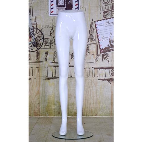 パンツボディ 下半身 女性マネキン【グロスホワイト】|誉PRINTING