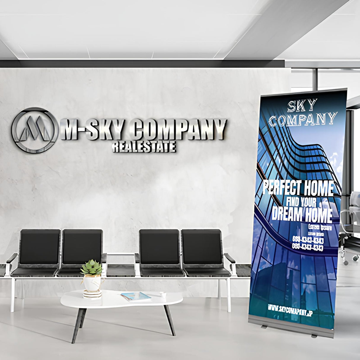 ロールアップバナー・クイックスクリーン リーズナブル100(W1000)|誉PRINTING