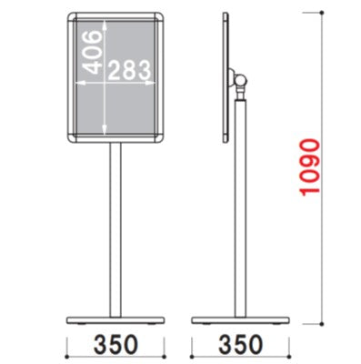 ポールサイン23(A3縦サイズ対応)|誉PRINTING