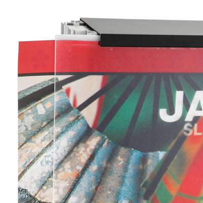 ポスタンドLED看板 タテ ブラック|誉PRINTING