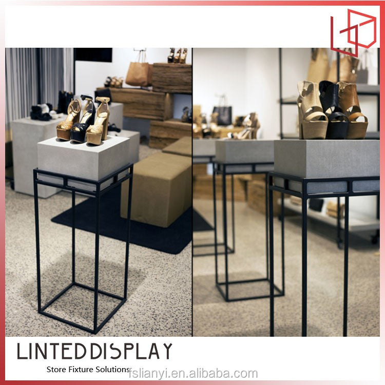 新入荷ユニークなデザインファッションシューズディスプレイテーブルスタンドシューズサンダルディスプレイ|誉PRINTING