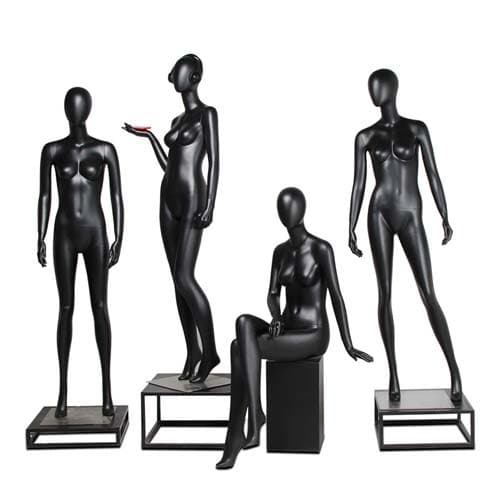 全身 ブラック女性マネキン|誉PRINTING