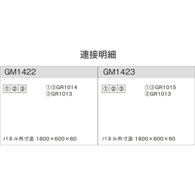 連接グリーン モダンアクリルカバー付 3連セット|誉PRINTING