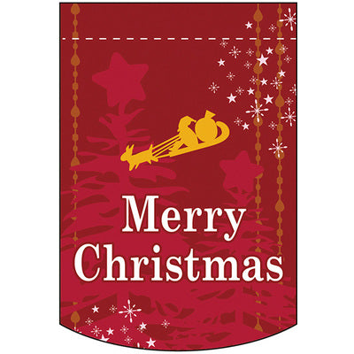 変形タペストリー&フラッグ-GNB Merry Christmas(赤)(3コ入)|誉PRINTING