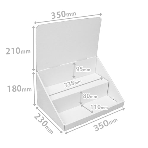 ◆卓上什器 ひな壇2段 W350|誉PRINTING