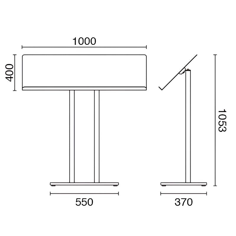 ワイドメニューサインスタンド MS-100 ブラック|誉PRINTING