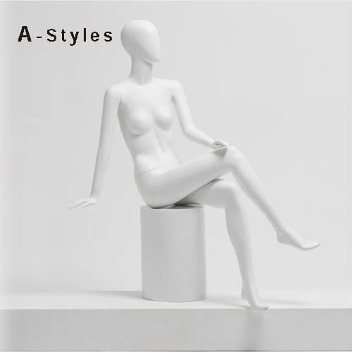 全身 ホワイト女性マネキン|誉PRINTING