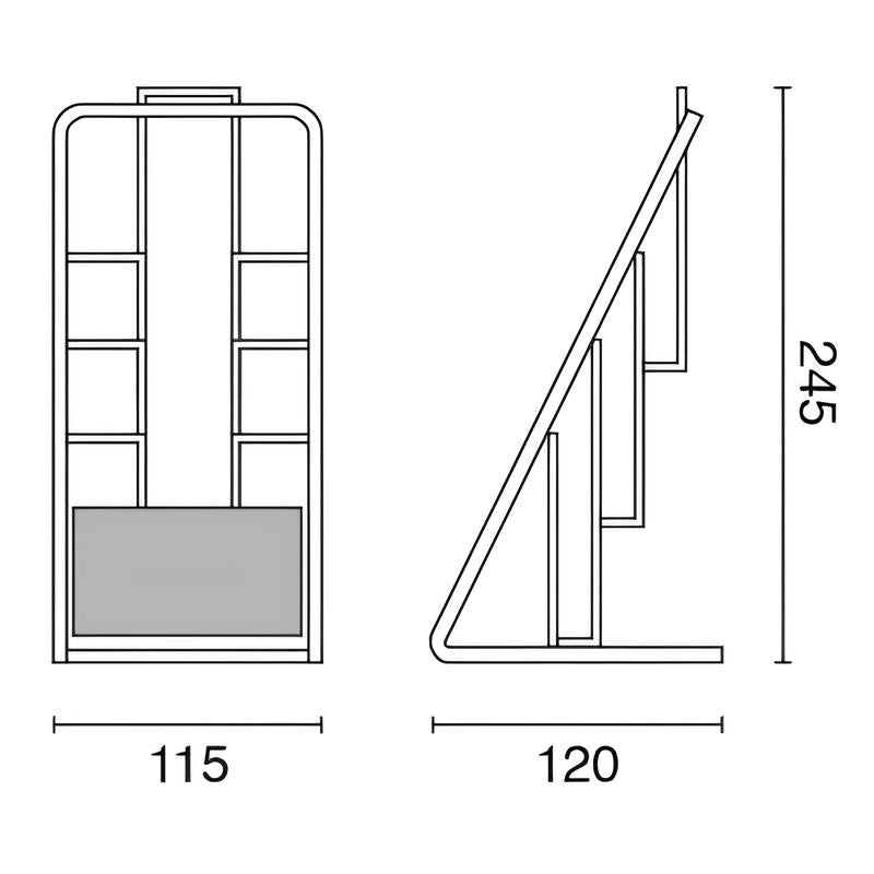 PR卓上ラックA4三つ折|誉PRINTING