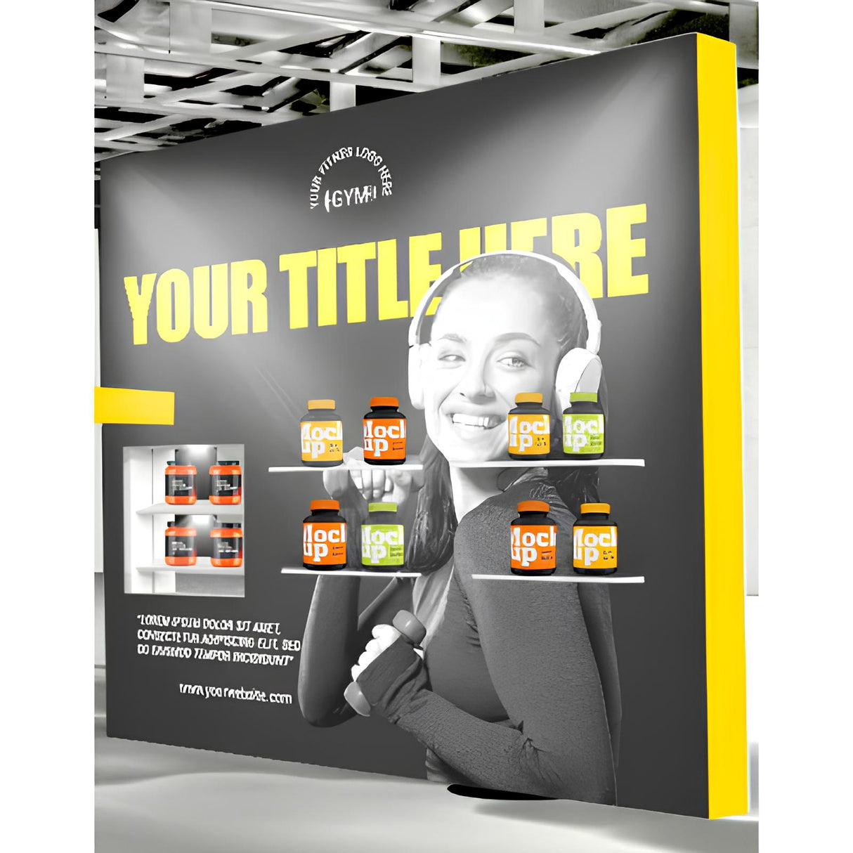 セットディスプレイ レゴバックパネル A【4小間用(6m×6m)】|誉PRINTING