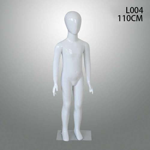 【子供用ボディ】 全身 マネキン グロスホワイト|誉PRINTING