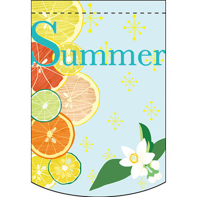 変形タペストリー&フラッグ-GNB Summer フルーツ (円カット)(3コ入)|誉PRINTING