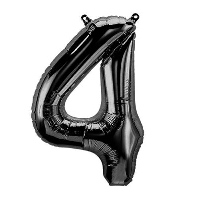 プレミアムレターバルーン (ローズゴールド,ゴールド,シルバー,マゼンタ,ブルー,ブラック)(16",34")「4」|誉PRINTING