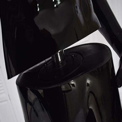 全身 男性リアルマネキン【グロスブラック】|誉PRINTING