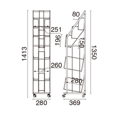 フリーペーパーラック|誉PRINTING