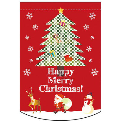 変形タペストリー&フラッグ-GNB Happy Merry Christmas!(3コ入)|誉PRINTING