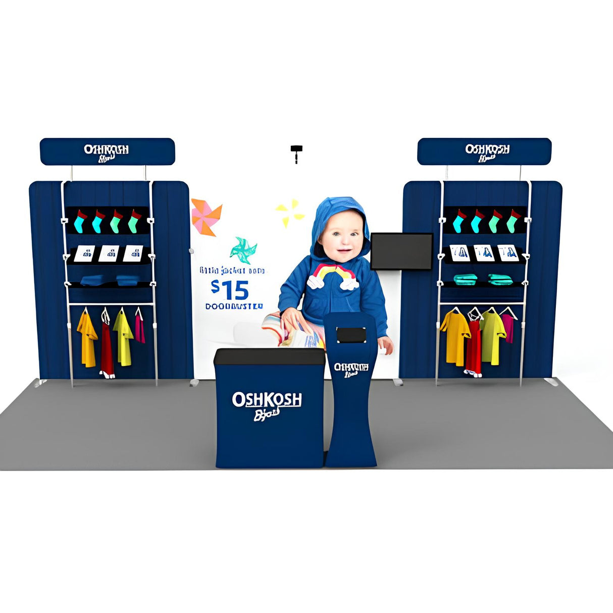 セットディスプレイセット 15【2小間用(3m×6m)】|誉PRINTING