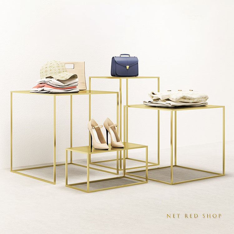 ゴールドウォールディスプレイラック|誉PRINTING