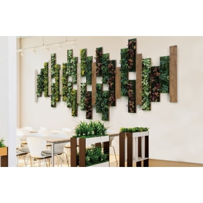 組み合わせグリーン グリーン×古木板 5連セット|誉PRINTING