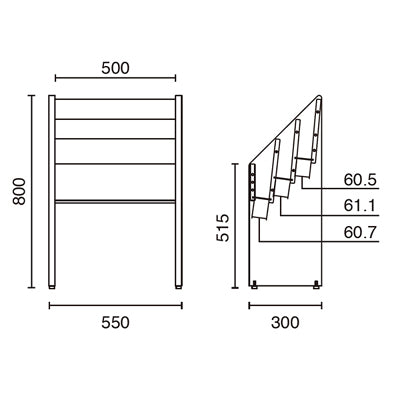 木製マガジンラック|誉PRINTING