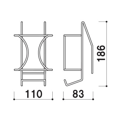 オプションラック1段 A4判三つ折|誉PRINTING