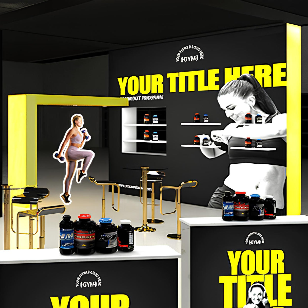 セットディスプレイセット 【9小間用(9m×9m)】|誉PRINTING