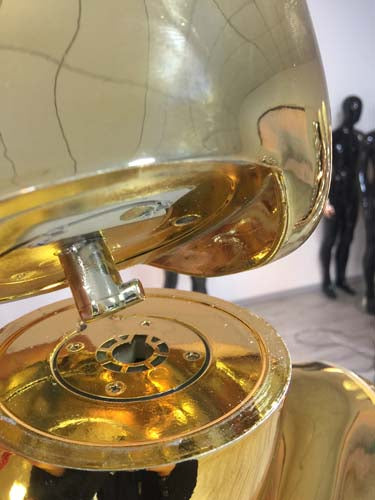 全身 女性マネキン【ゴールドクローム】|誉PRINTING