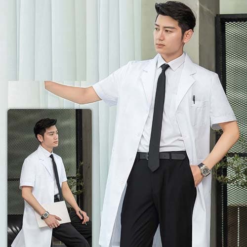 メディカルウェア/メディカルユニフォーム (医療白衣 半袖 )|誉PRINTING