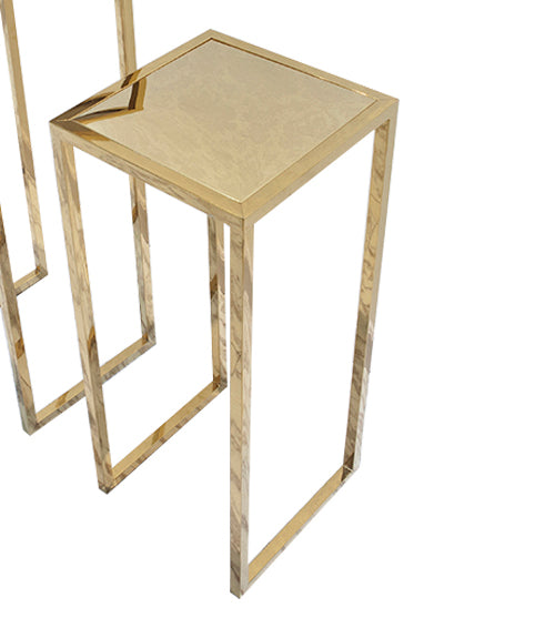 靴ディスプレイウィンドウデコレーションテーブルトップショーケースステンレススチールモダンカスタマイズゴールド (他の色は大歓迎です) YT-LS-04|誉PRINTING