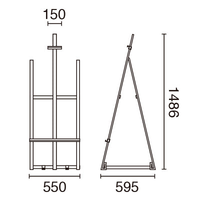ウェイタブルアルミイーゼル(A2/A1/A0/B2/B1サイズ対応)|誉PRINTING