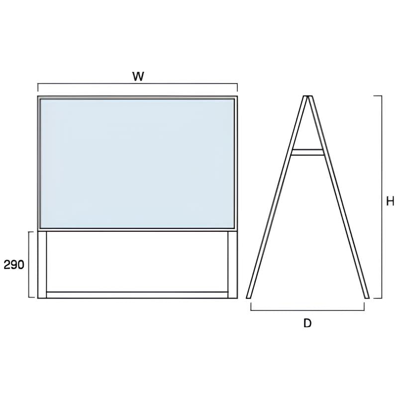 スタンド看板(片面/面板貼付けタイプ)|誉PRINTING