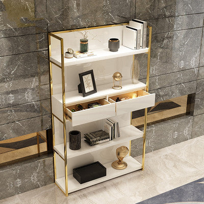 ライトラグジュアリーシェルフランディング北欧ミニマリスト本棚コンビネーションスタディルームリビングルームビューティーショップ|誉PRINTING