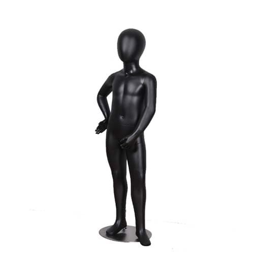 子供用フルボディ マネキン【ブラック】B|誉PRINTING