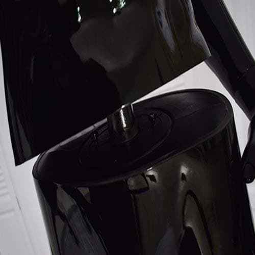 全身 男性マネキン【ゴールドクローム×ブラック】|誉PRINTING