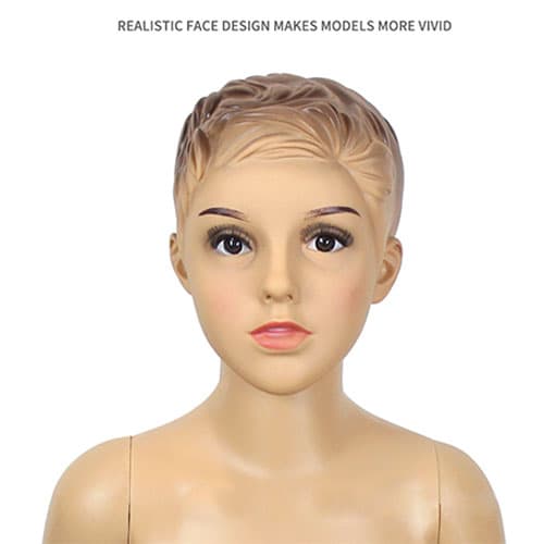 子供 全身マネキン【リアルフェイス】H1100?1300|誉PRINTING