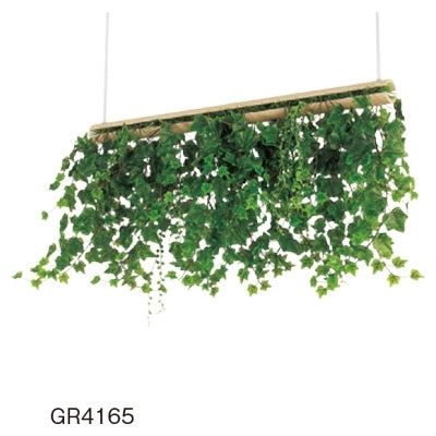 デザインポット しだれグリーン 丸パイプ 吊り下げタイプ|誉PRINTING