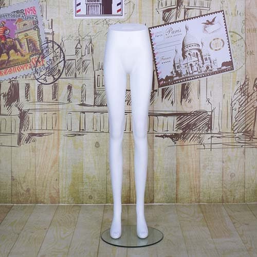 パンツボディ 下半身 女性マネキン【マットホワイト】|誉PRINTING