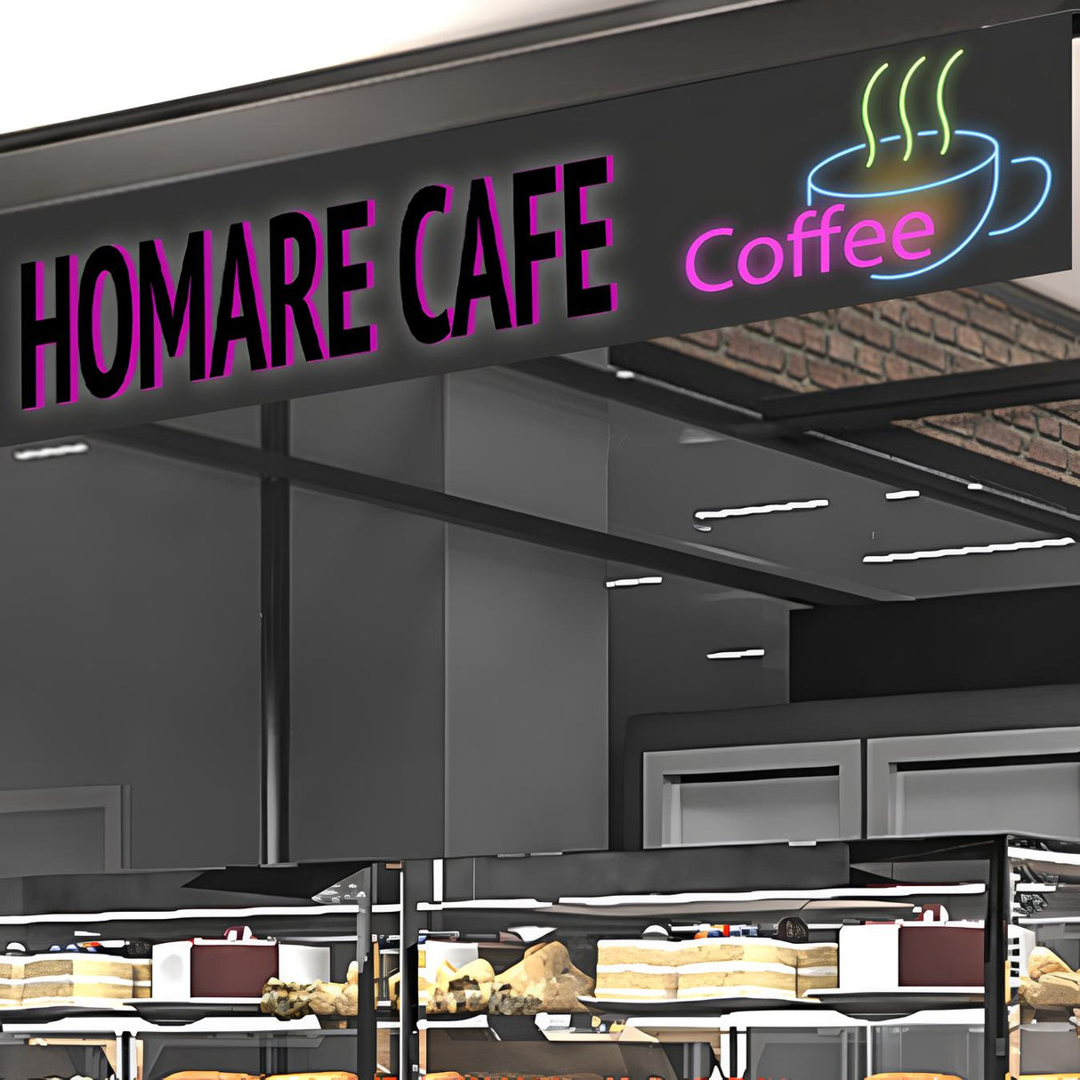 ネオン風LEDライト ソフトクリーム