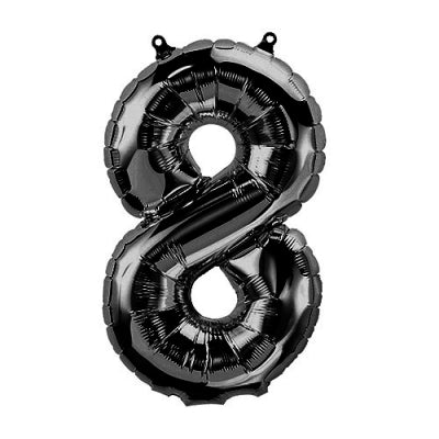 プレミアムレターバルーン (ローズゴールド,ゴールド,シルバー,マゼンタ,ブルー,ブラック)(16",34")「8」|誉PRINTING