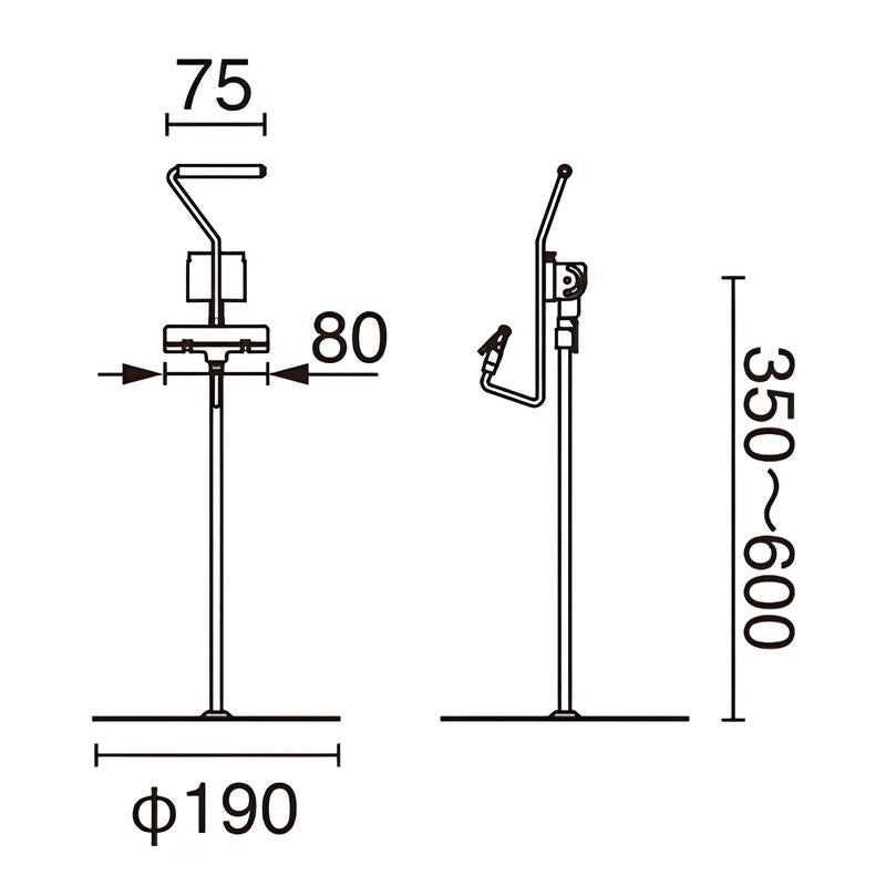 マルチクリップスタンド ミニ クローム|誉PRINTING