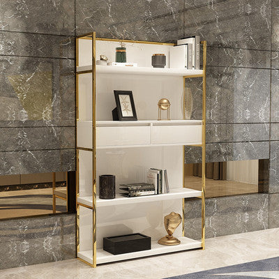 ライトラグジュアリーシェルフランディング北欧ミニマリスト本棚コンビネーションスタディルームリビングルームビューティーショップ|誉PRINTING