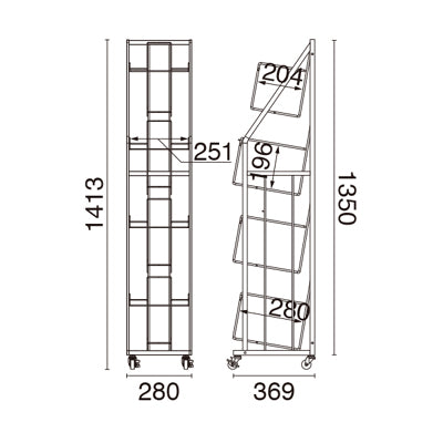 フリーペーパーラック|誉PRINTING