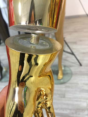 ワイヤーヘッド 女性マネキン【ゴールド /ローズゴールド/ シルバー】|誉PRINTING