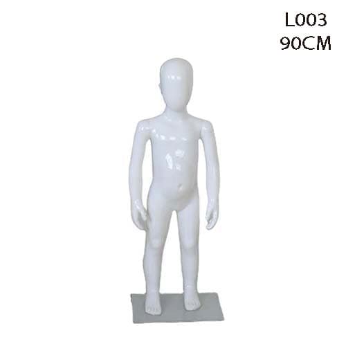 【子供用ボディ】 全身 マネキン グロスホワイト|誉PRINTING