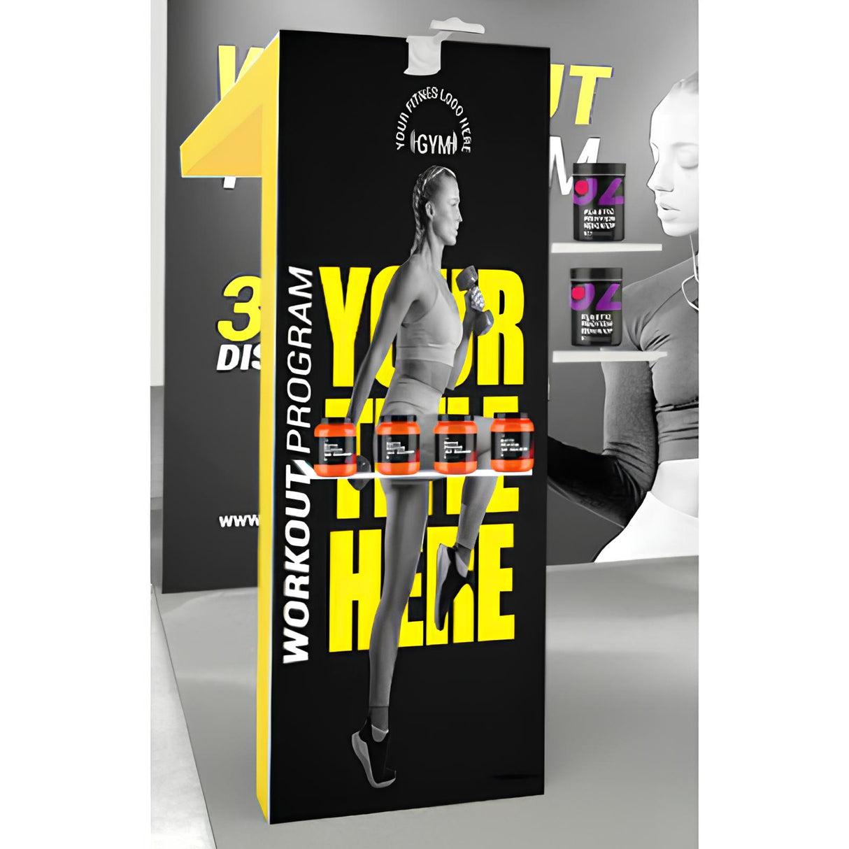 セットディスプレイ レゴバックパネル A【4小間用(6m×6m)】|誉PRINTING