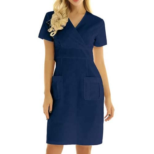 (全4色)メディカルウェア/メディカルユニフォーム (ナースドレス)|誉PRINTING