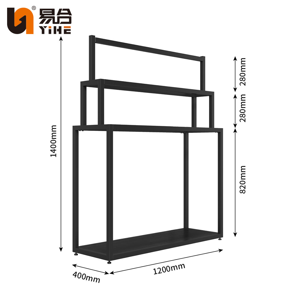 フロアスタンディングメンズズボンラックシルクスカーフメタルスタンドディスプレイスカーフディスプレイラック製品ディスプレイ|誉PRINTING
