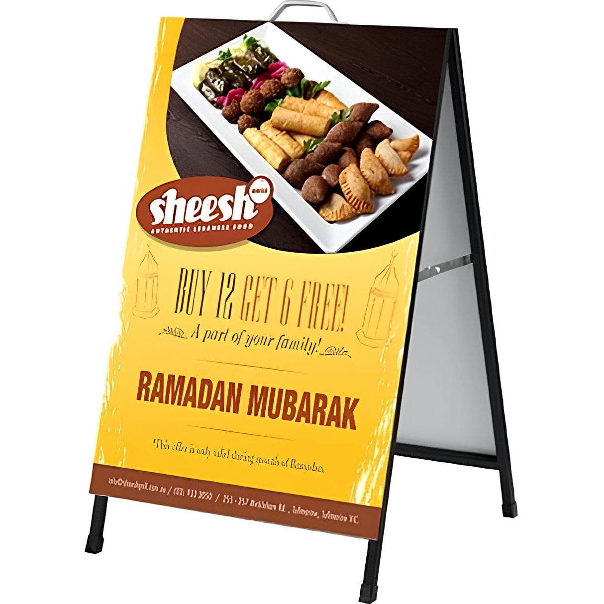 イージーキャリーA型看板 ブラック|誉PRINTING