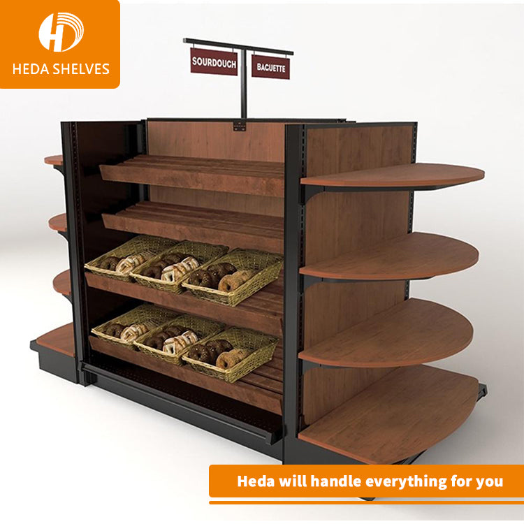 パンショーケースベーカリー店備品/ベーカリーラックファッションスタイルディスプレイ|誉PRINTING