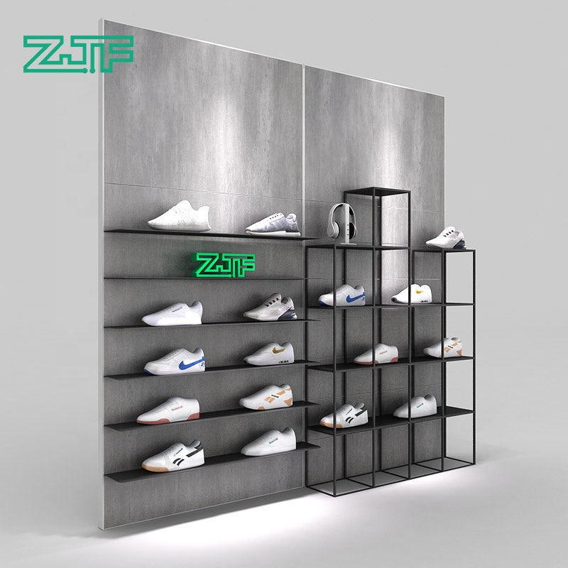 2022新しいデザインの靴バッグスタンド自立型小さな服テーブルディスプレイショッピングモール用|誉PRINTING